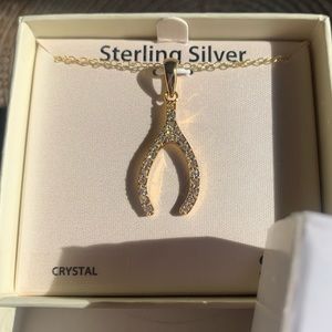 wishbone necklace 18”